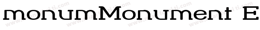 monumMonument Extend字体转换